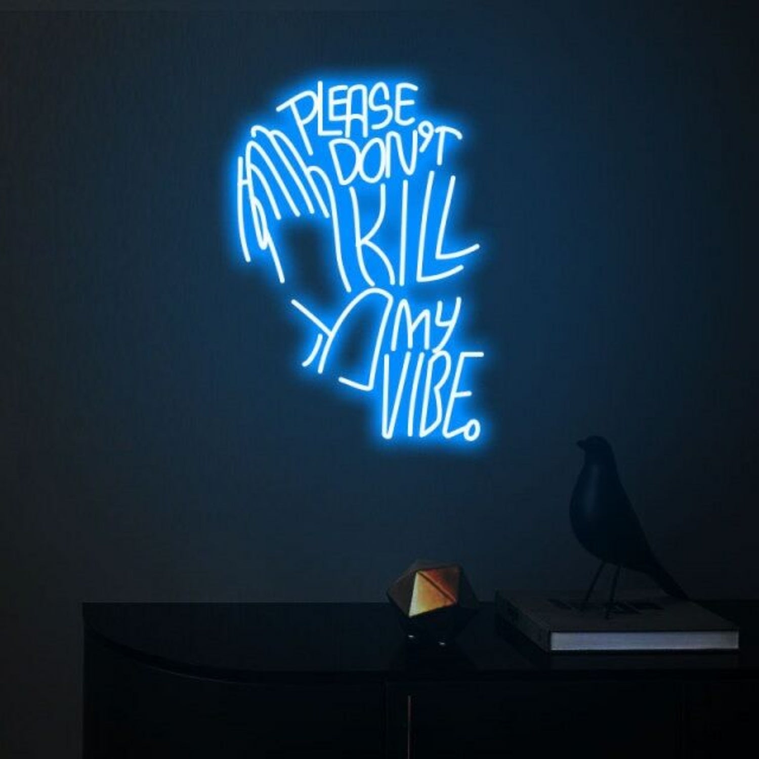 Please Dont Kill My Vibe Party Upbeat Neon For Fun Gatherings | Shineneon