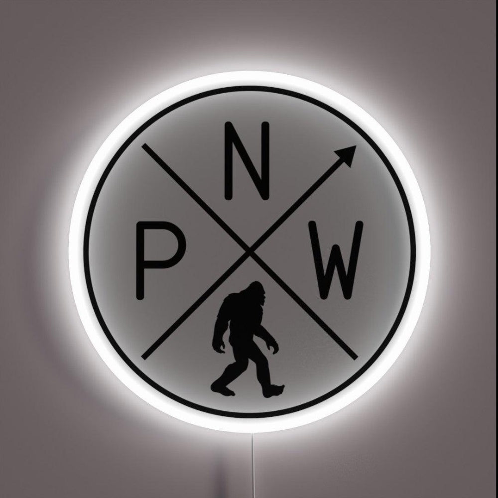 Pnw Sasquatch Rgb Led Neon Sign - Shineneon