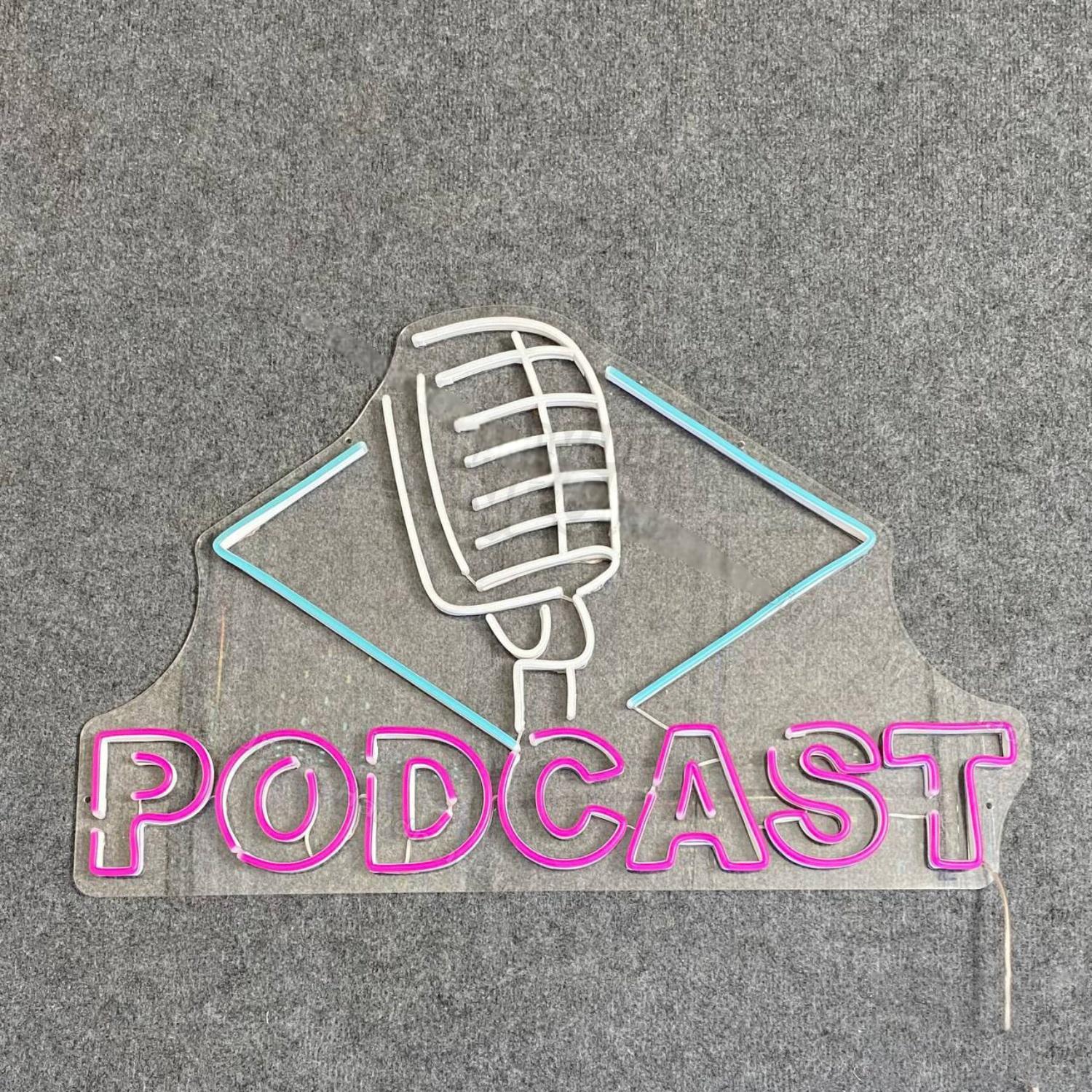 Podcast Led Neon Sign Music Neon Decor | Shineneon