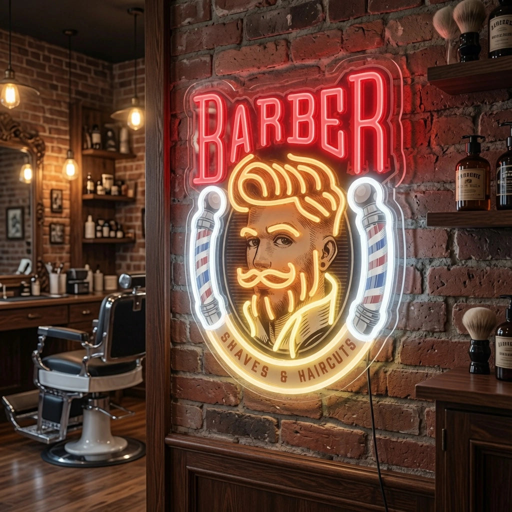 Point LED Neon Sign - 02 High-Converting Product Image