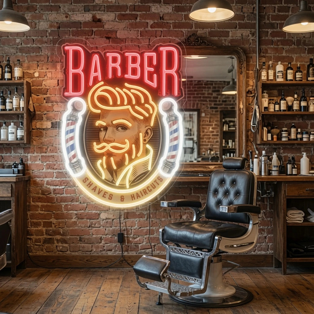 Point LED Neon Sign - 03 Real Lifestyle Scene
