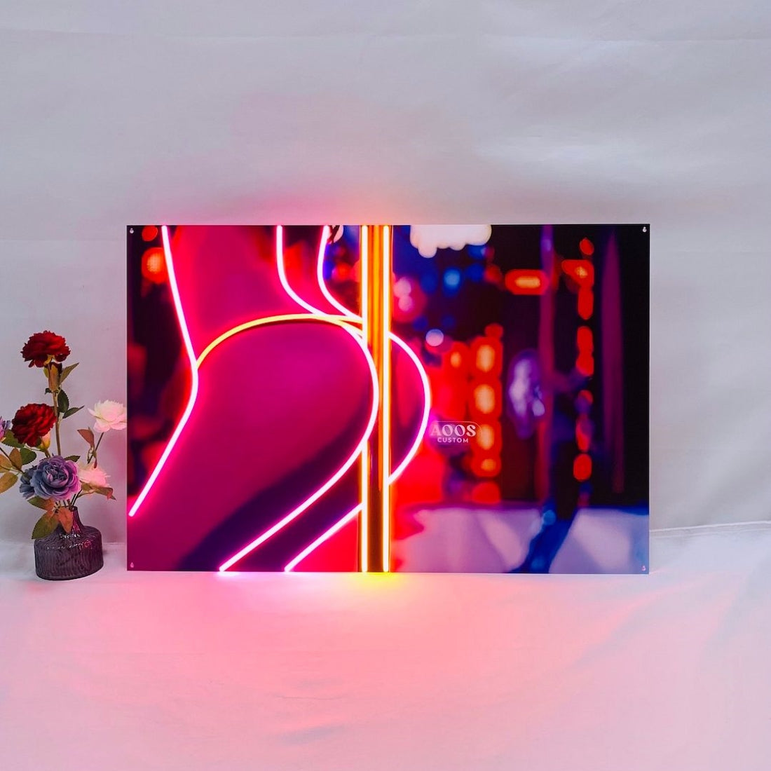 Pole Girl Led Sign Business Neon Sign