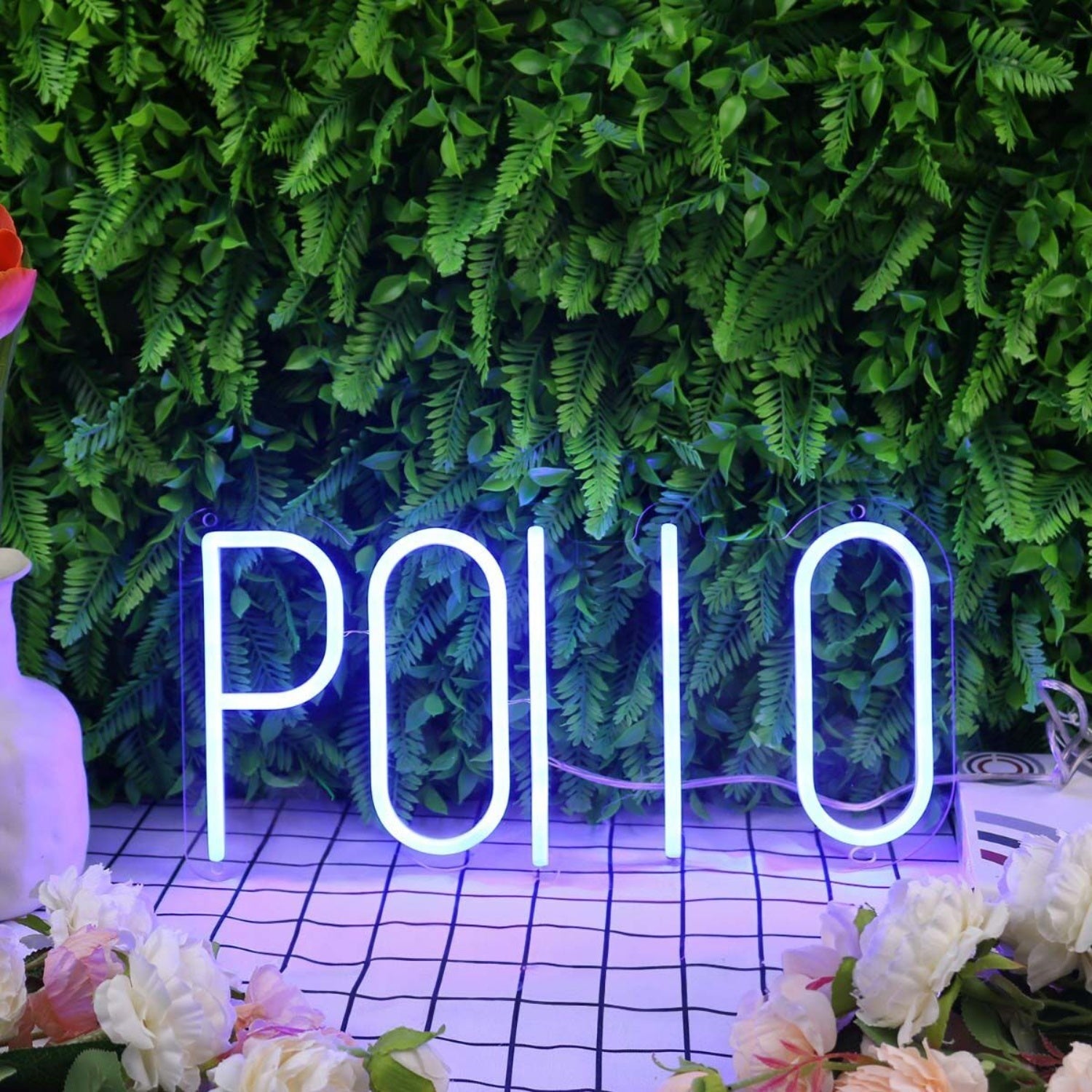 Pollo Blue Led Neon Sign - Shineneon