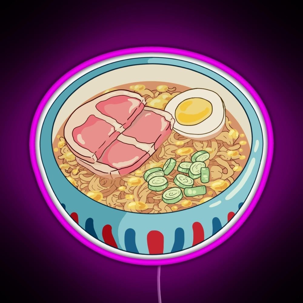 Ponyo Ramen Rgb Led Neon Sign Pop Wall Art - Shineneon