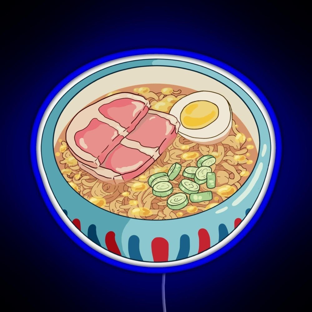 Ponyo Ramen Rgb Led Neon Sign Pop Wall Art - Shineneon