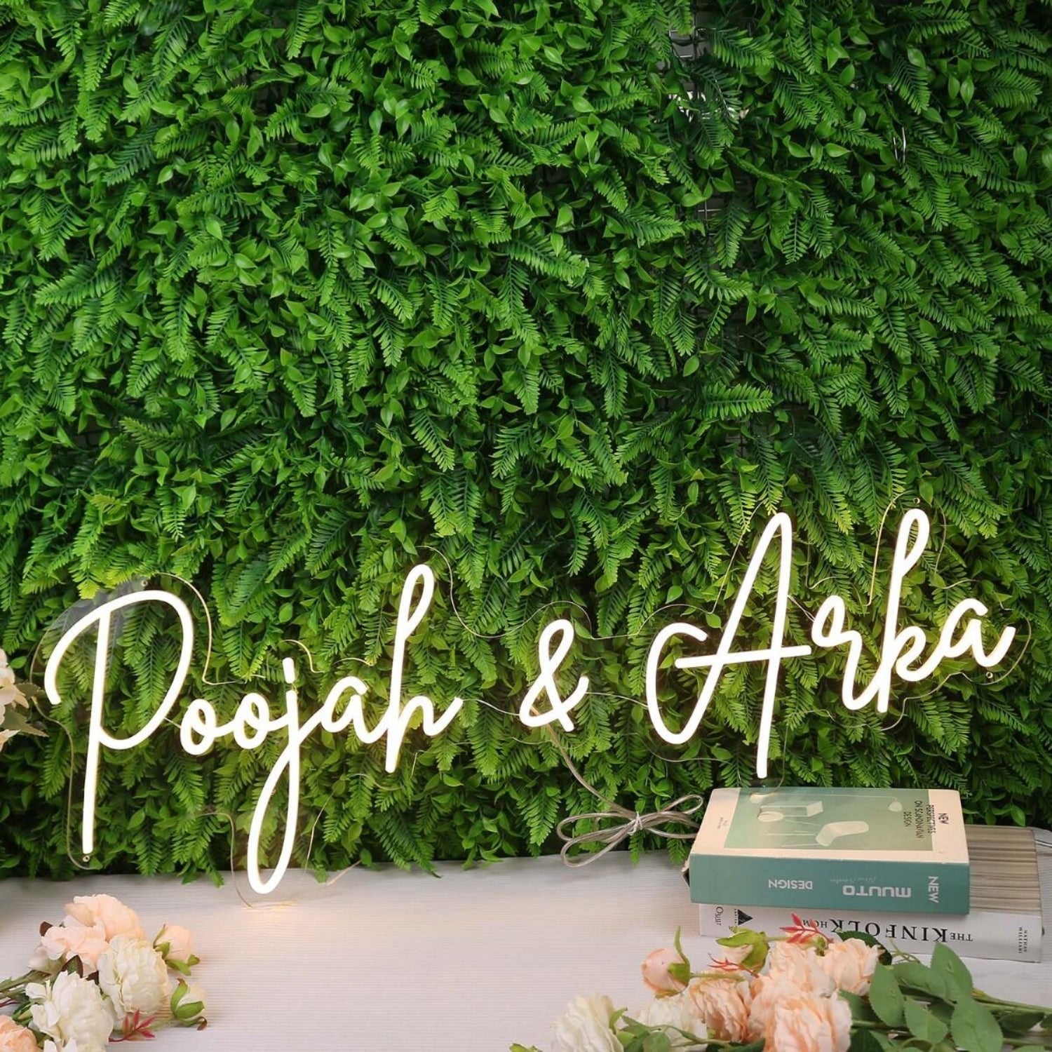 Poojah And Arka Yellow Led Neon Sign - Shineneon