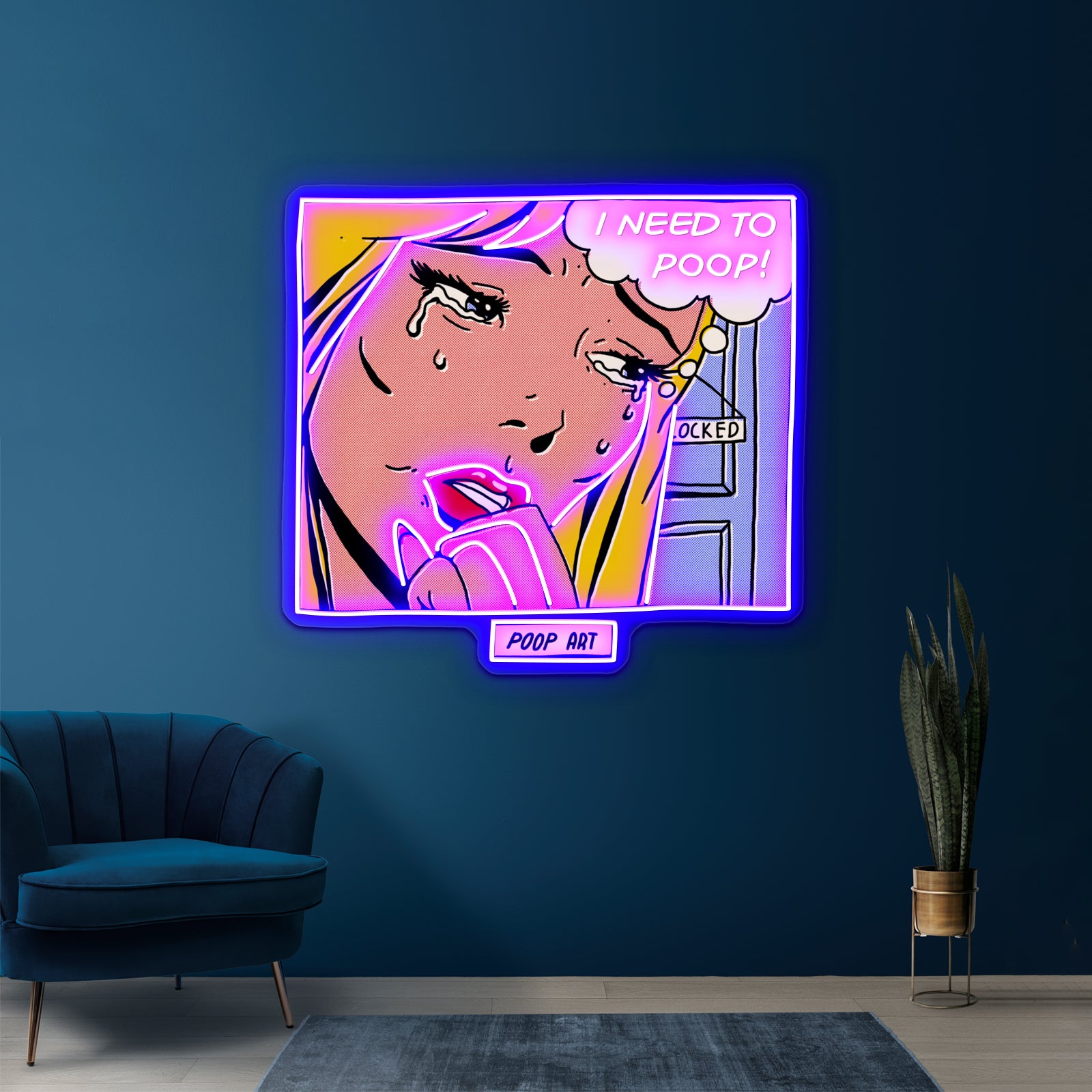 Poop Art Pop Artwork Led Neon Signs Custom | Shineneon