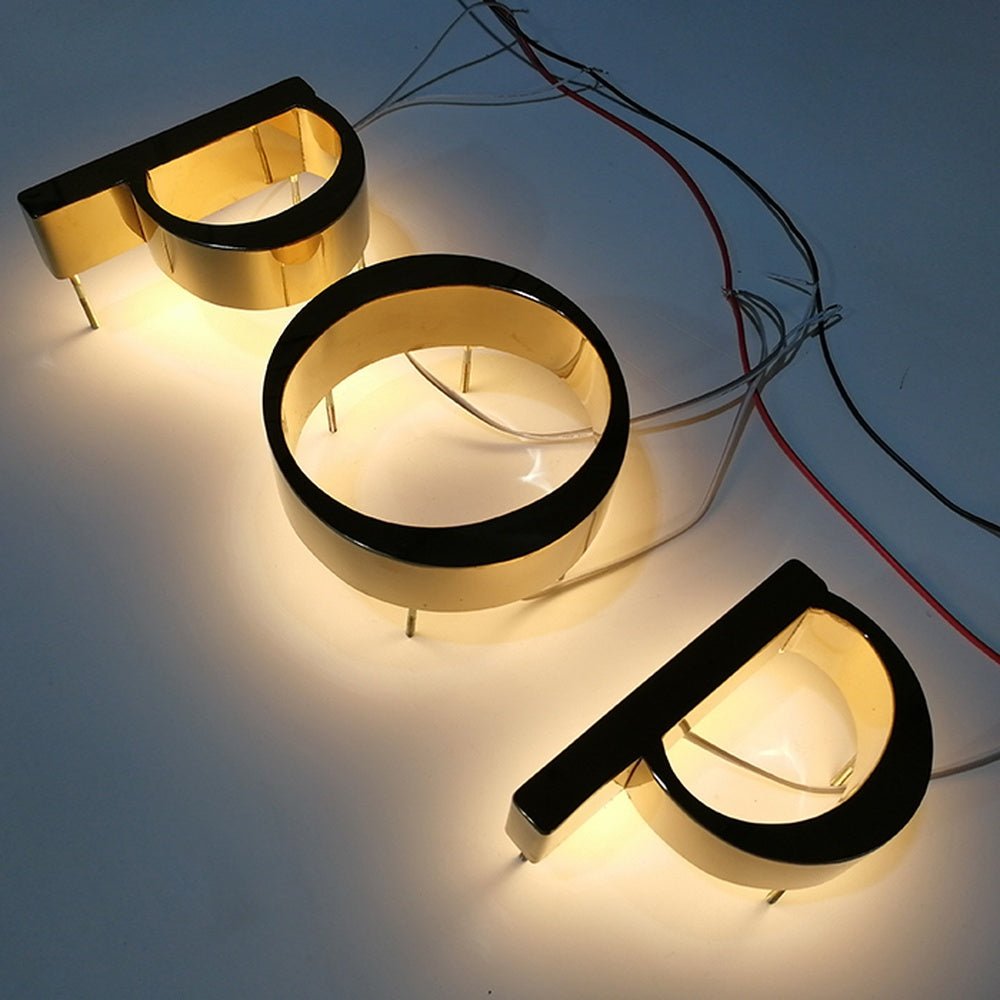 Pop 3D Backlit Channel Letters Led Light Sign - Shineneon