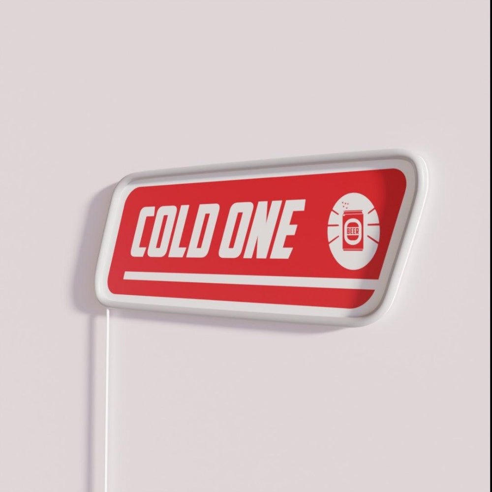 Pop A Cold One Rgb Led Neon Sign - Shineneon