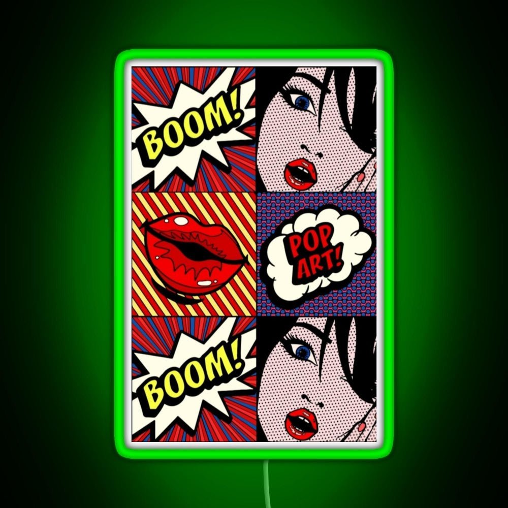 Pop Art Rgb Neon Sign Bar Wall Decor - Shineneon