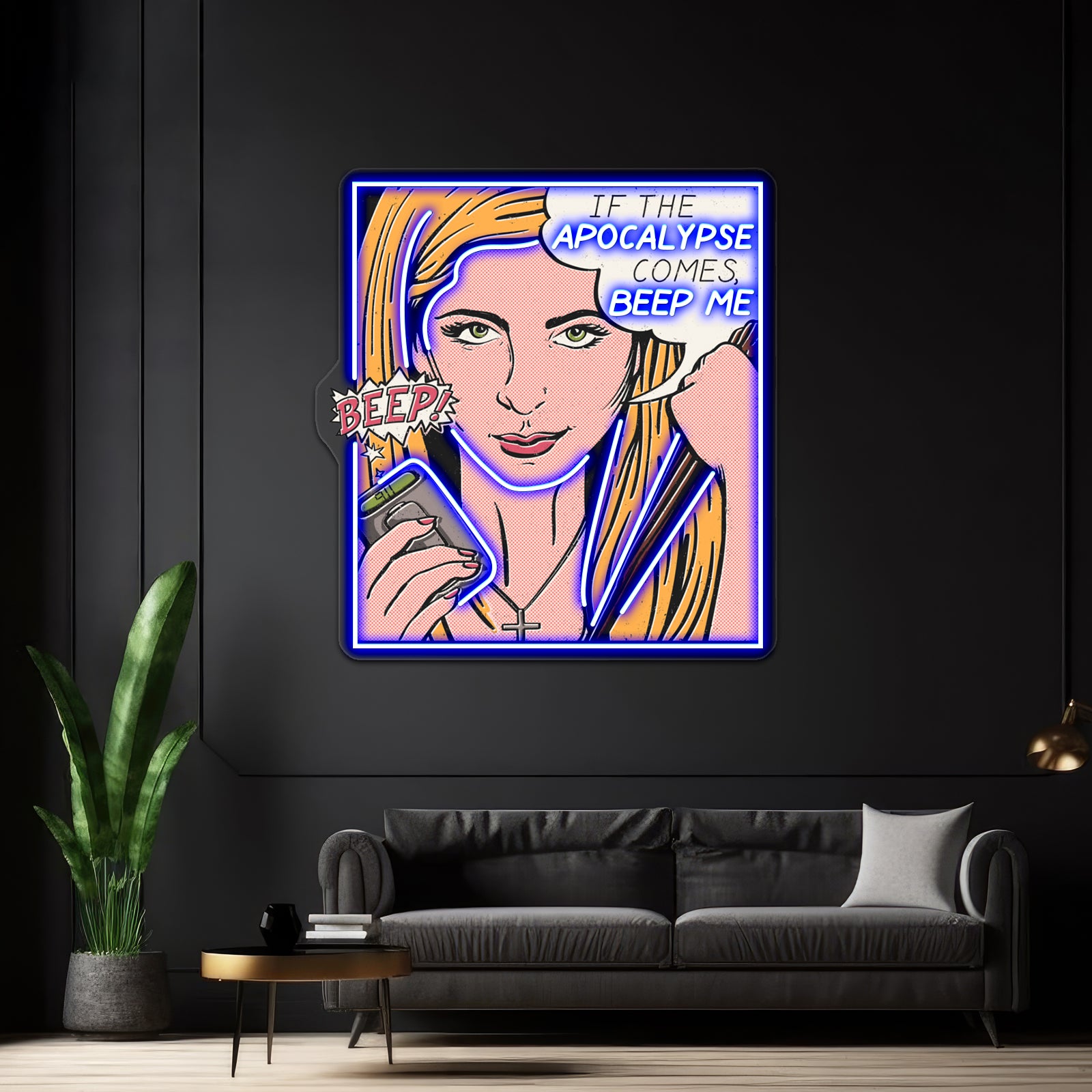 Pop Art Slayer Artwork Led Neon Signs Custom | Shineneon