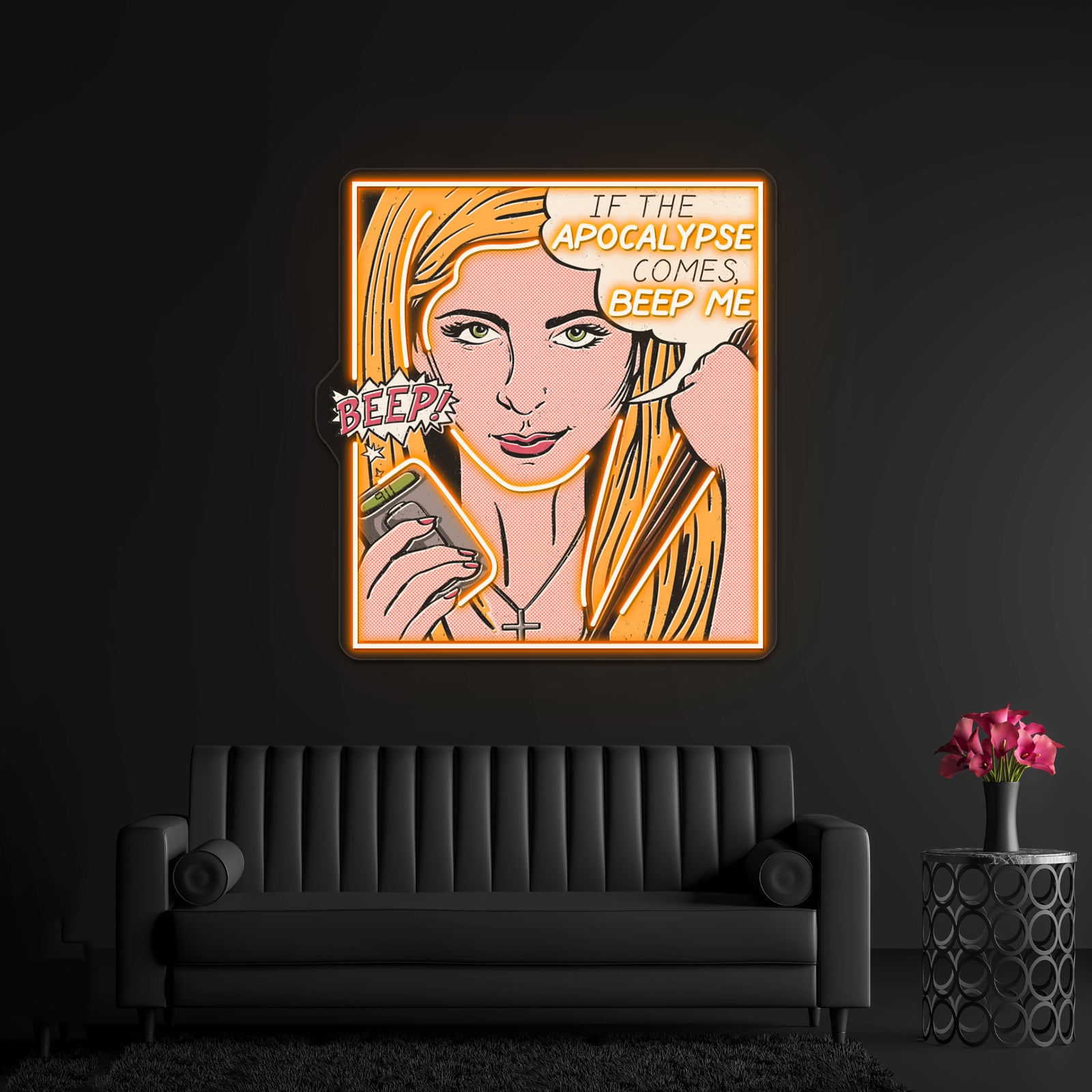 Pop Art Slayer Artwork Led Neon Signs Custom | Shineneon