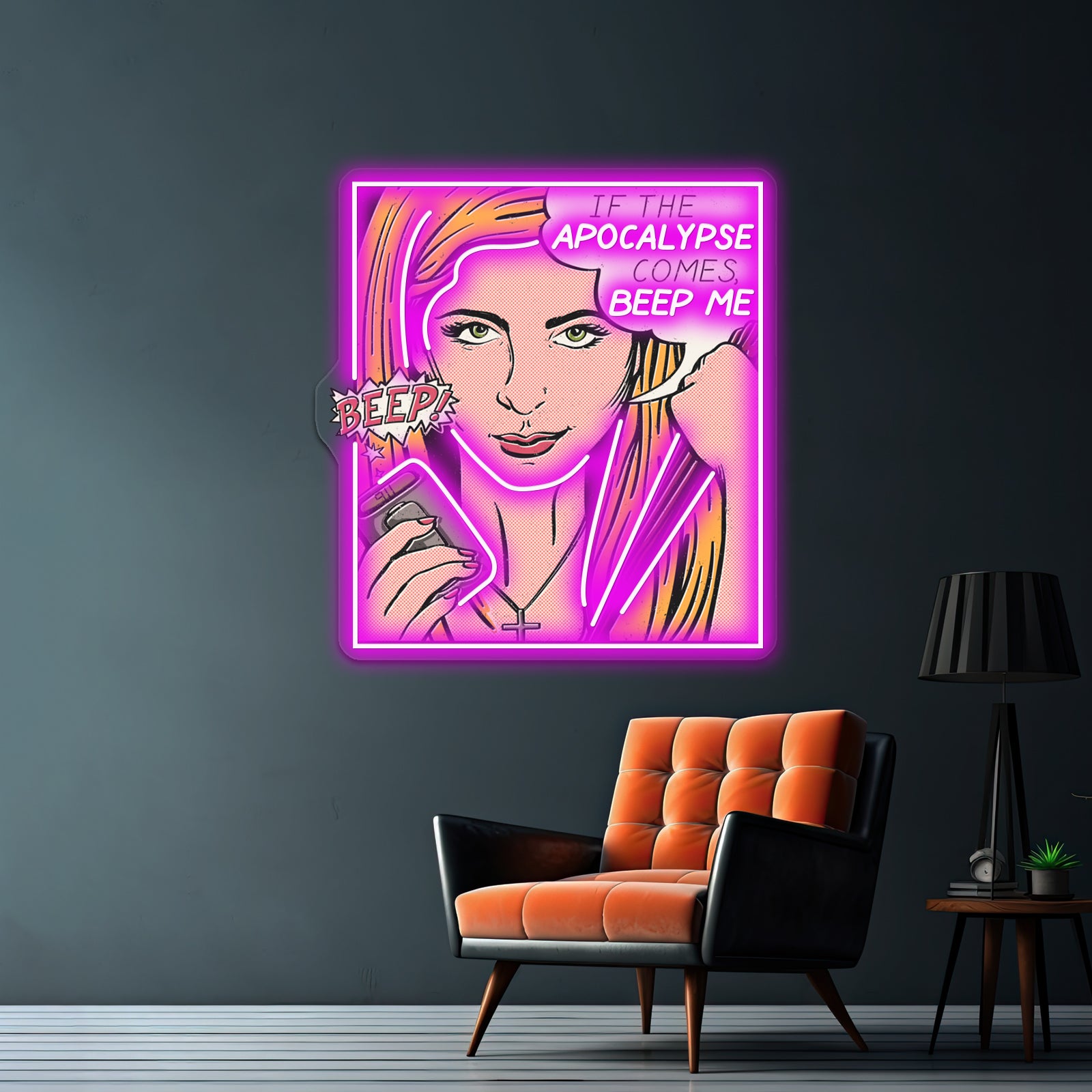 Pop Art Slayer Artwork Led Neon Signs Custom | Shineneon