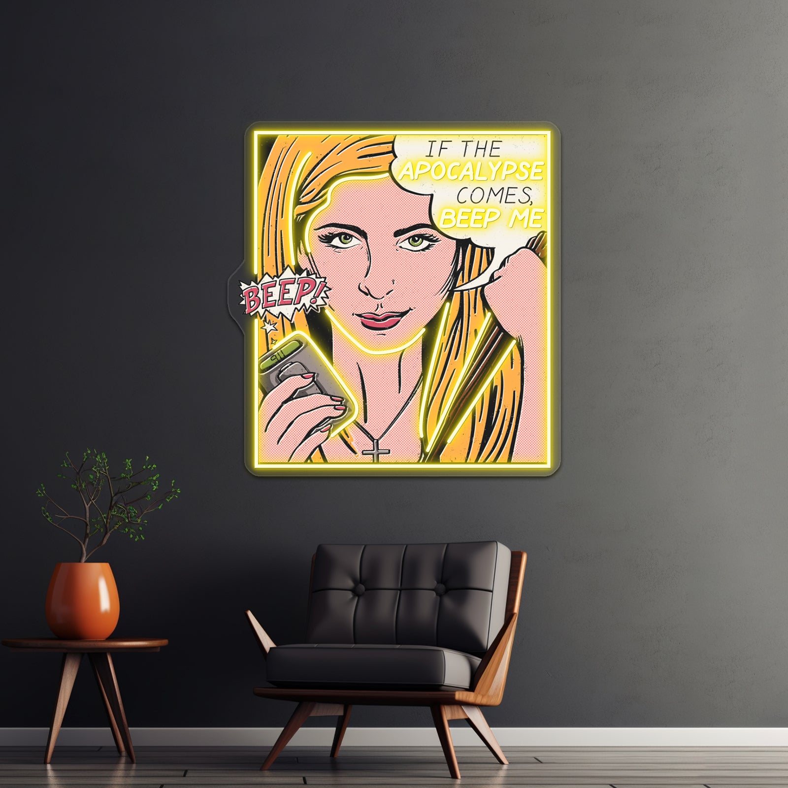 Pop Art Slayer Artwork Led Neon Signs Custom | Shineneon