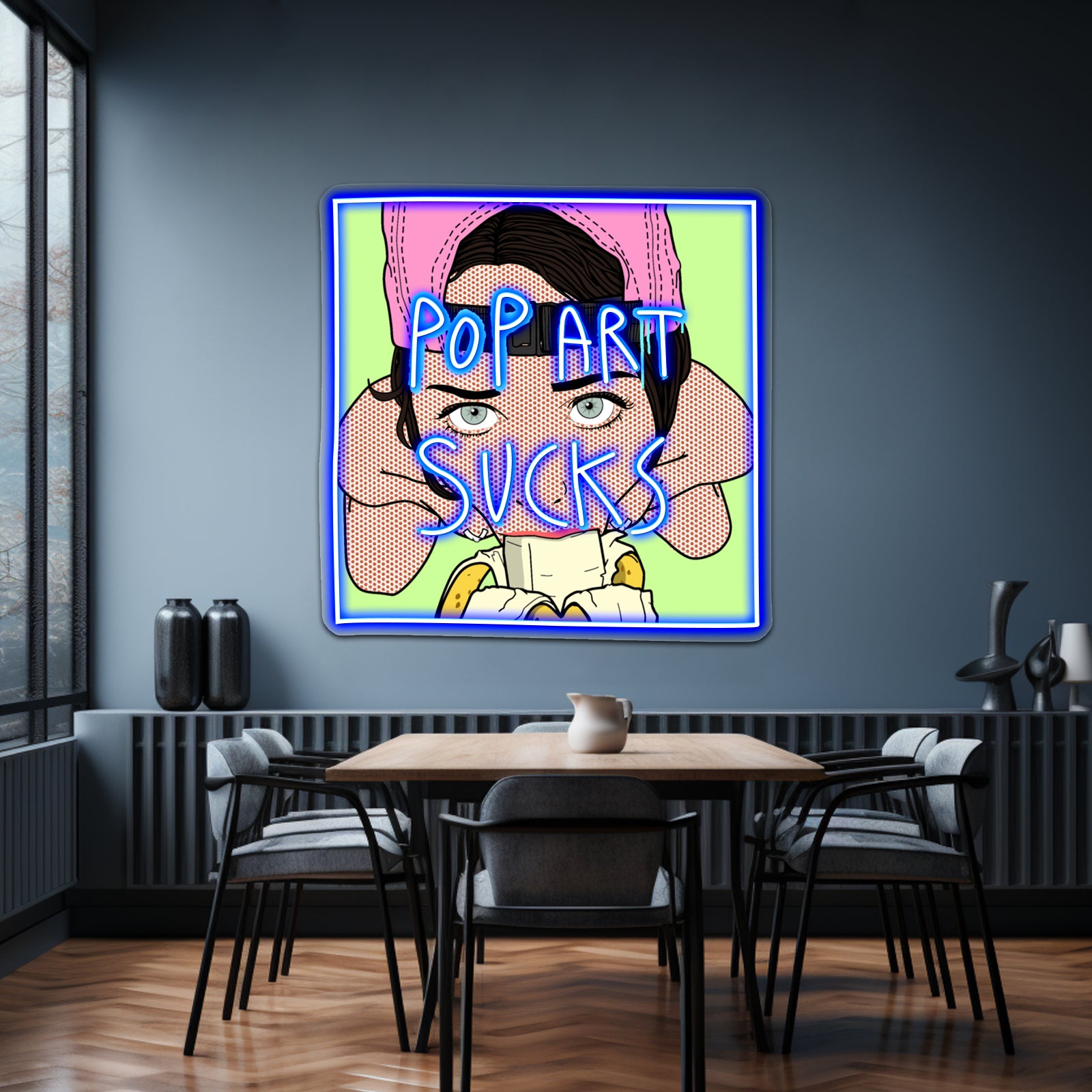 Pop Art Sucks Artwork Led Neon Signs Custom | Shineneon