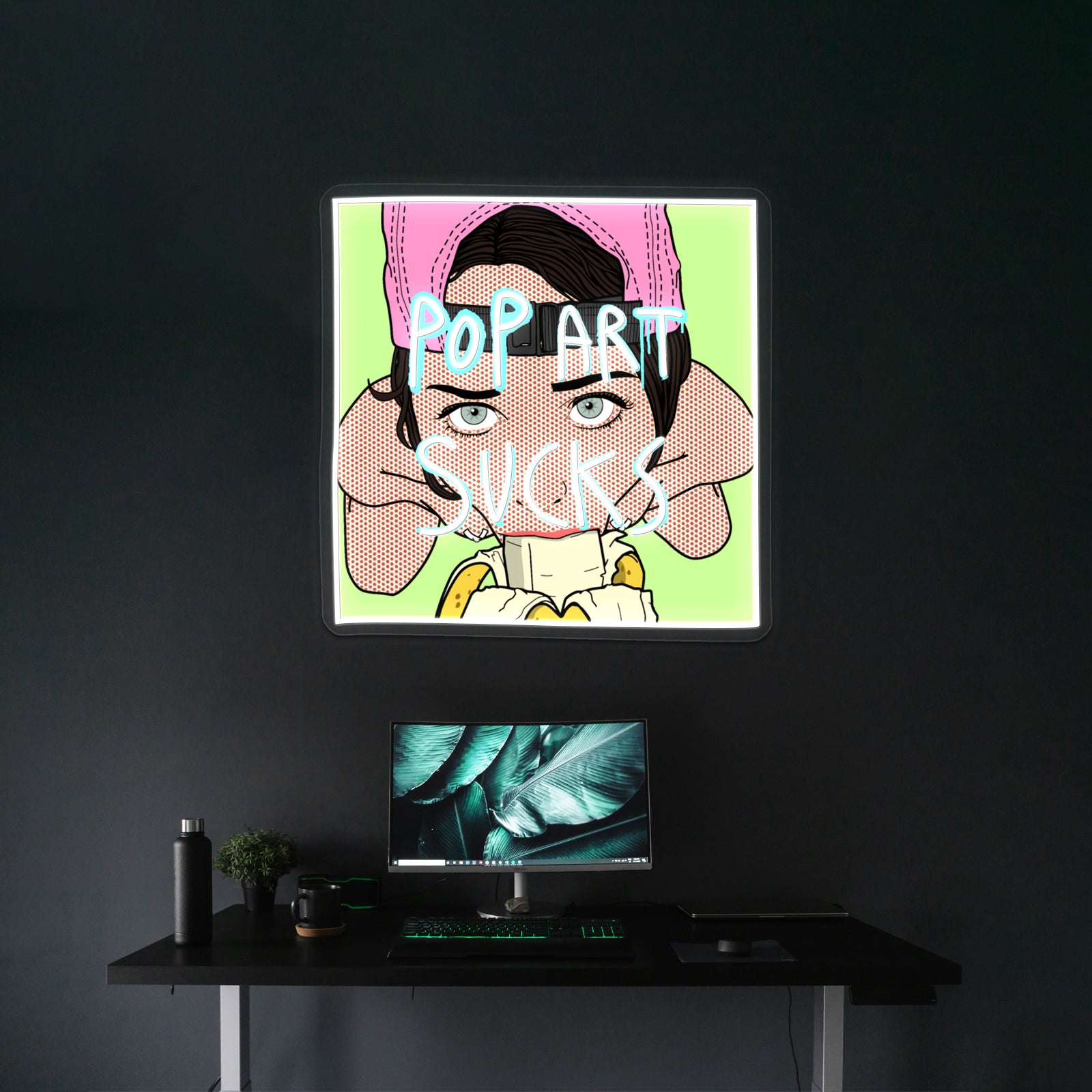 Pop Art Sucks Artwork Led Neon Signs Custom | Shineneon