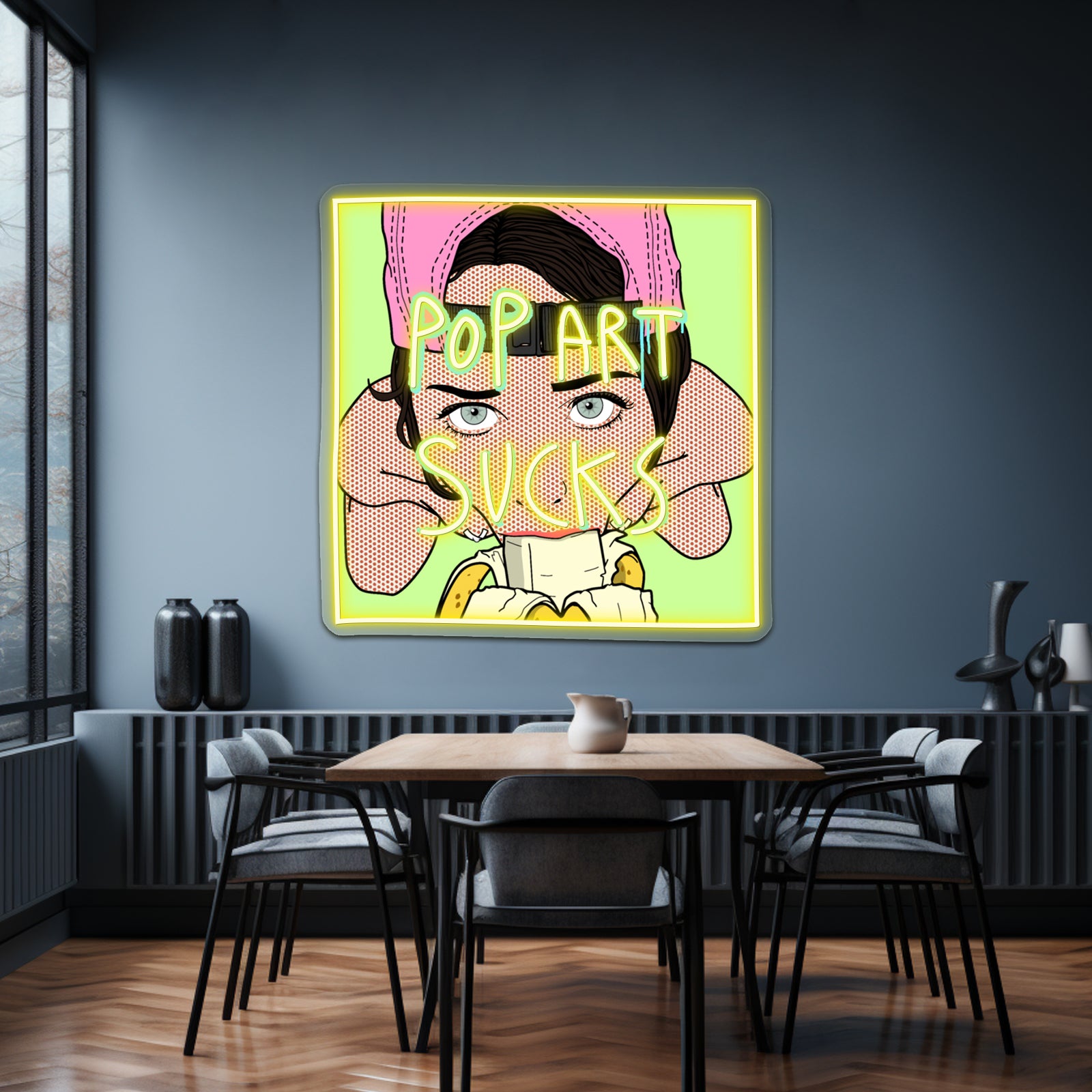 Pop Art Sucks Artwork Led Neon Signs Custom | Shineneon