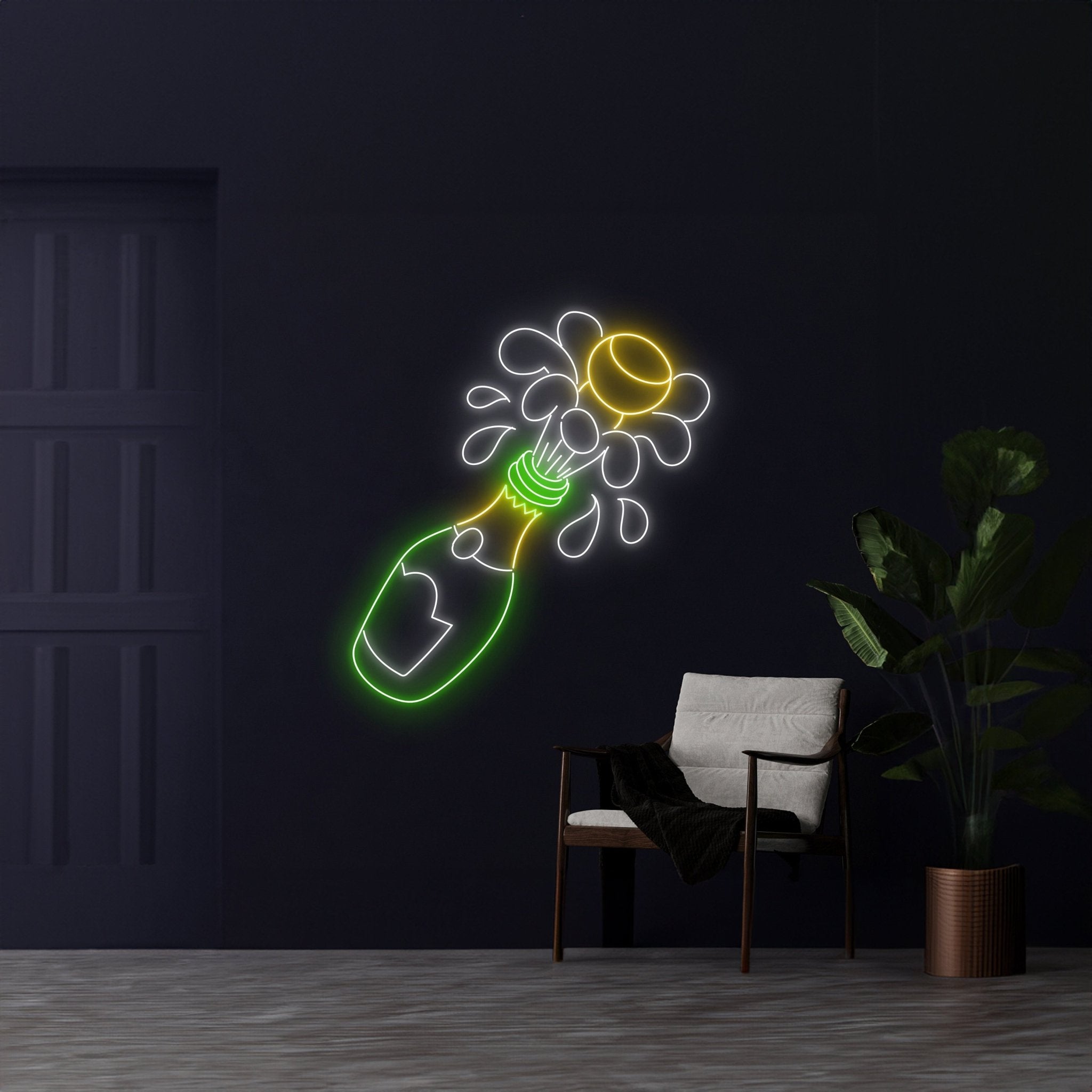 Pop Champagne Neon Light - Shineneon
