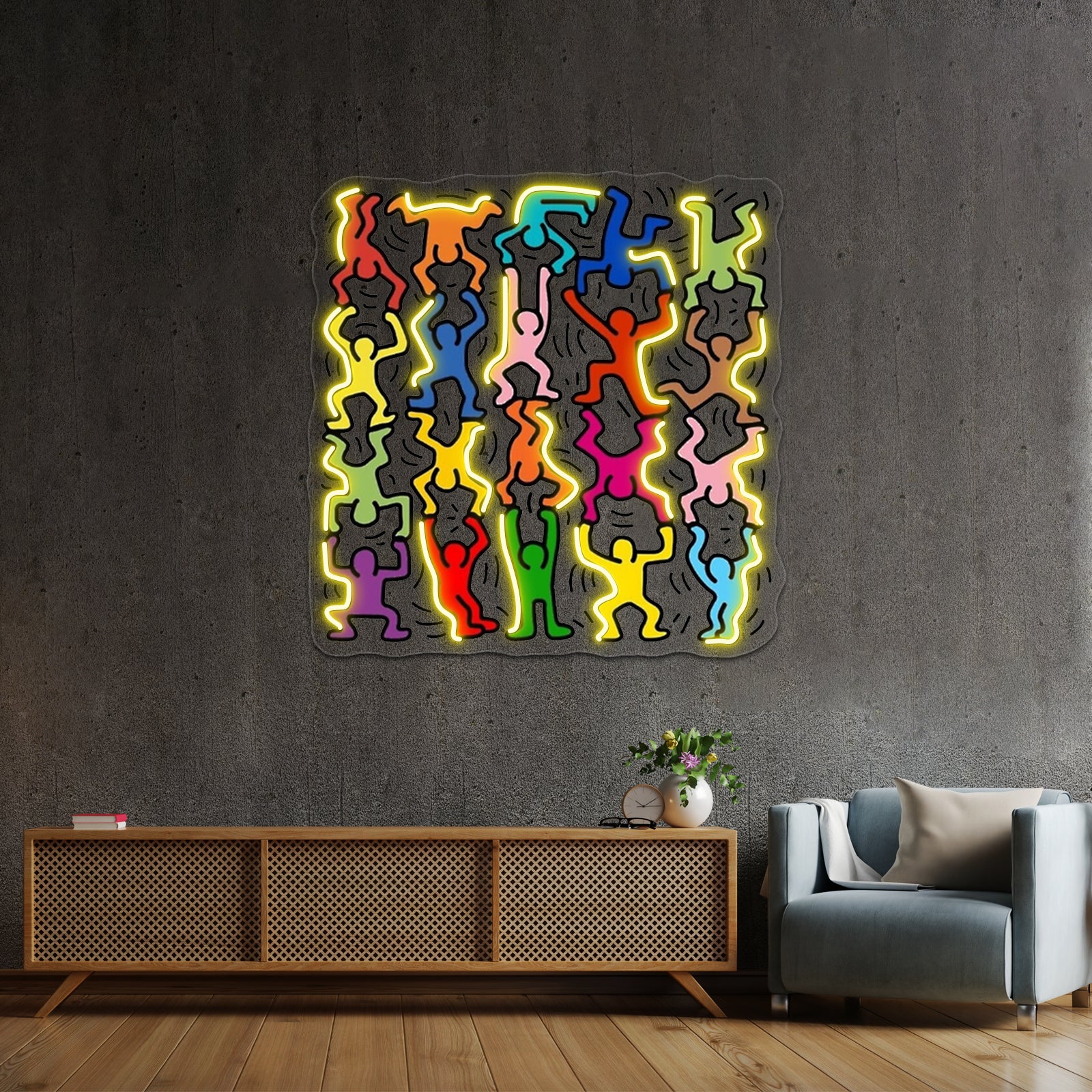 Pop Human Art Wall Artwork Neon Signs | Shineneon