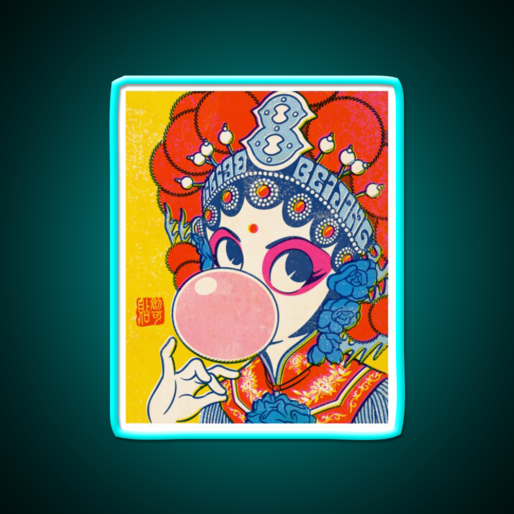 Pop Opera Led Neon Sign Chinese Food Rgb Color