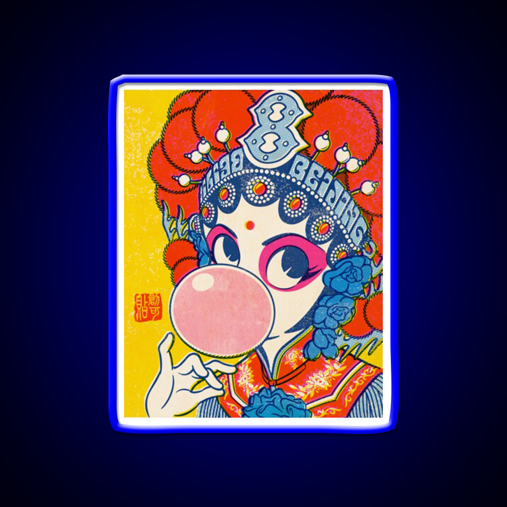 Pop Opera Led Neon Sign Chinese Food Rgb Color