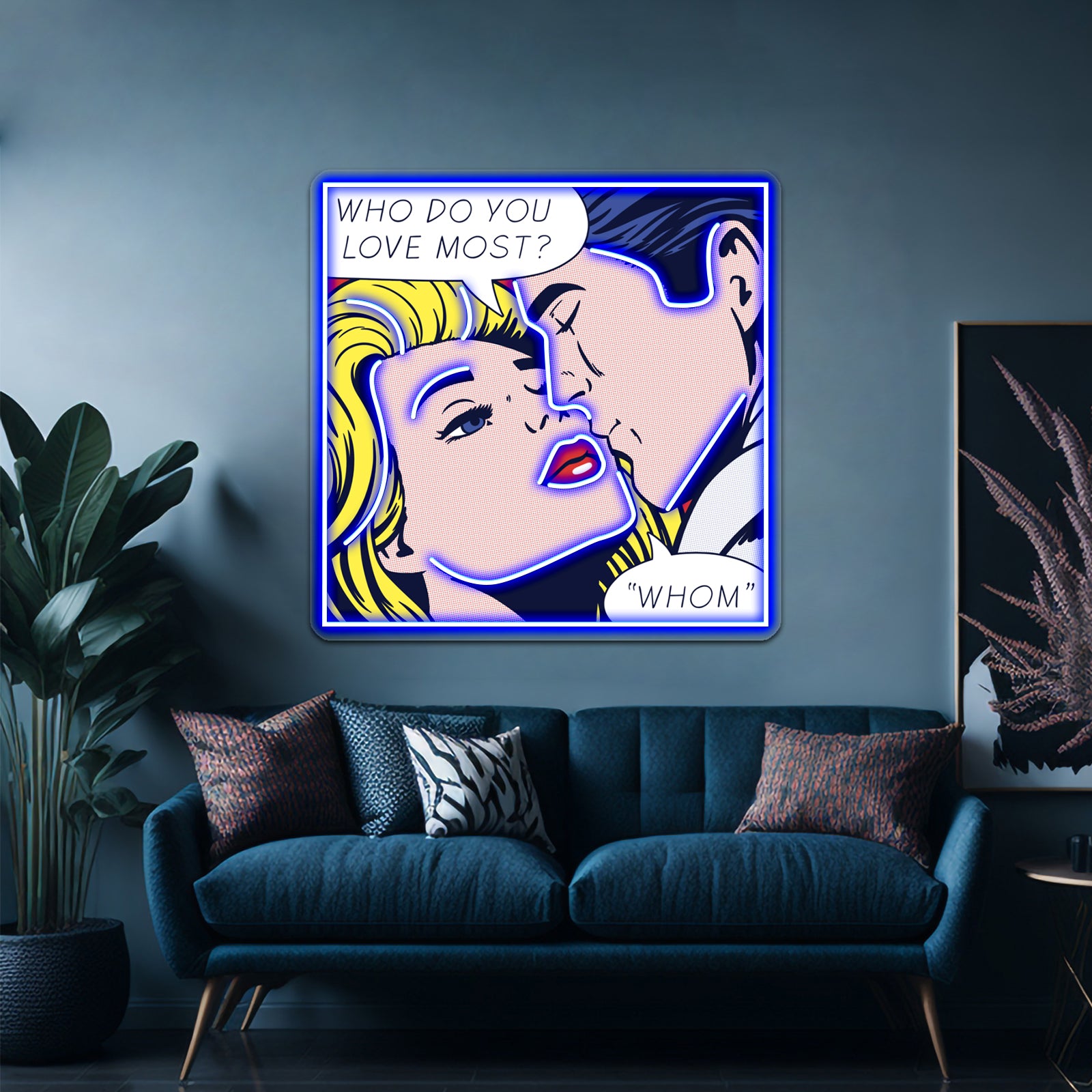 Pop She Loves Grammar Artwork Led Neon Signs Custom | Shineneon