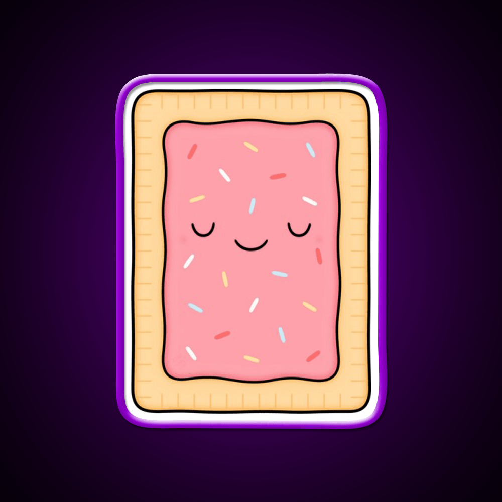 Pop Tart Snack Food Led Neon Sign For Snack Room Rgb Color - Shineneon
