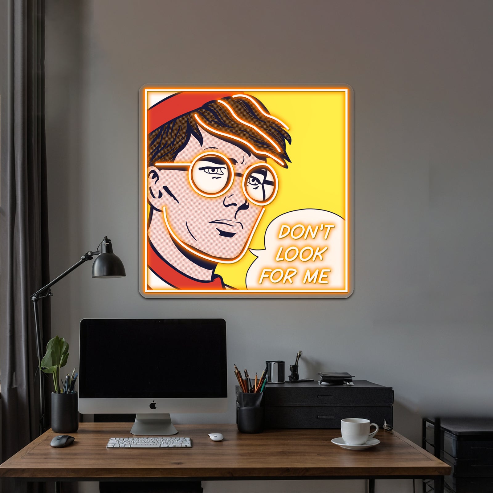 Pop W Artwork Led Signs For Bedroom | Shineneon