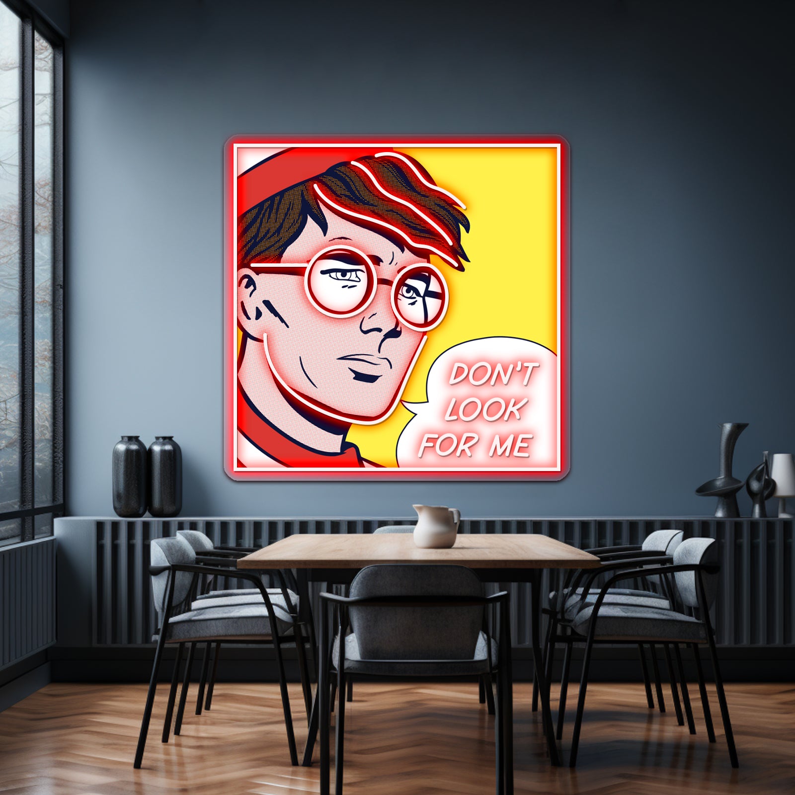 Pop W Artwork Led Signs For Bedroom | Shineneon