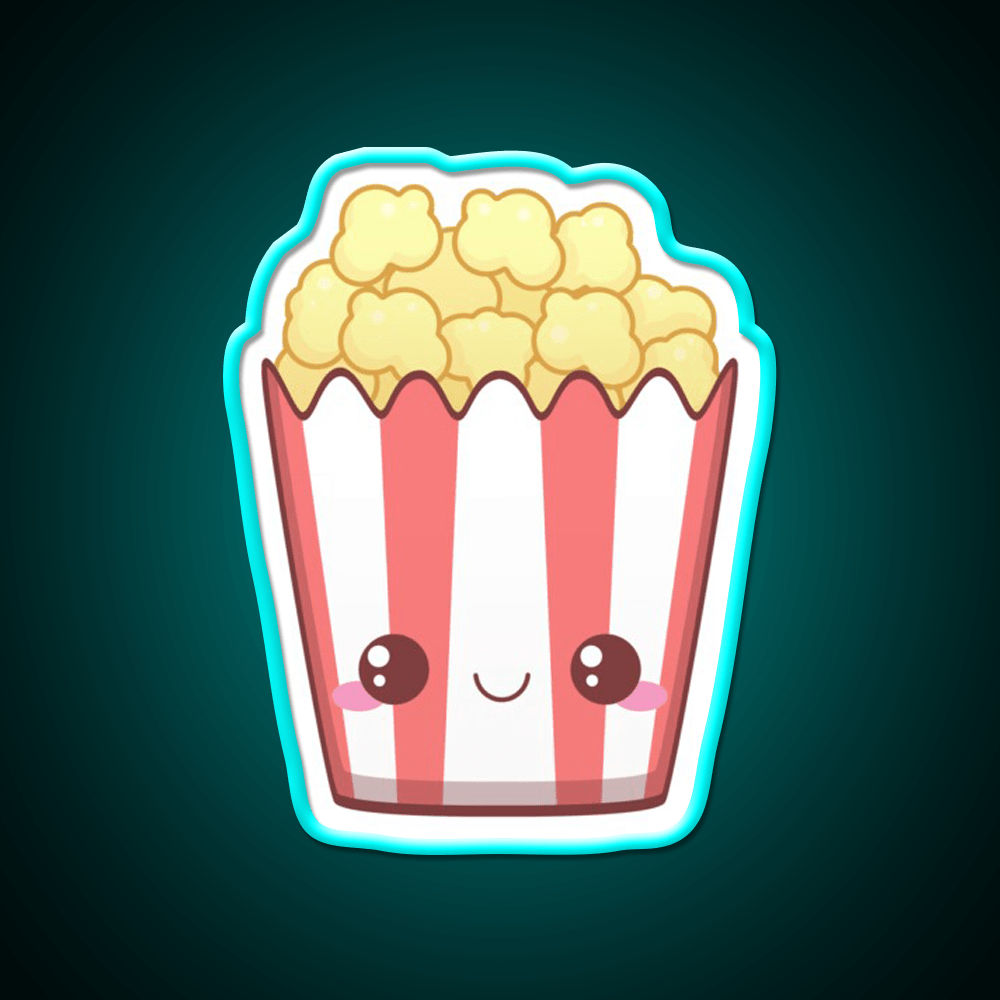 Popcorn Snack Food Led Neon Sign For Snack Room For Snack Room Rgb Color - Shineneon