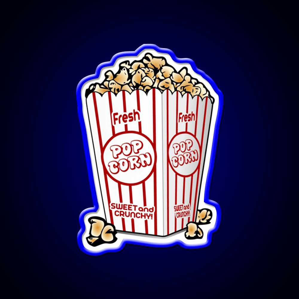 Popcorn Snack Food Led Neon Sign Rgb Color - Shineneon