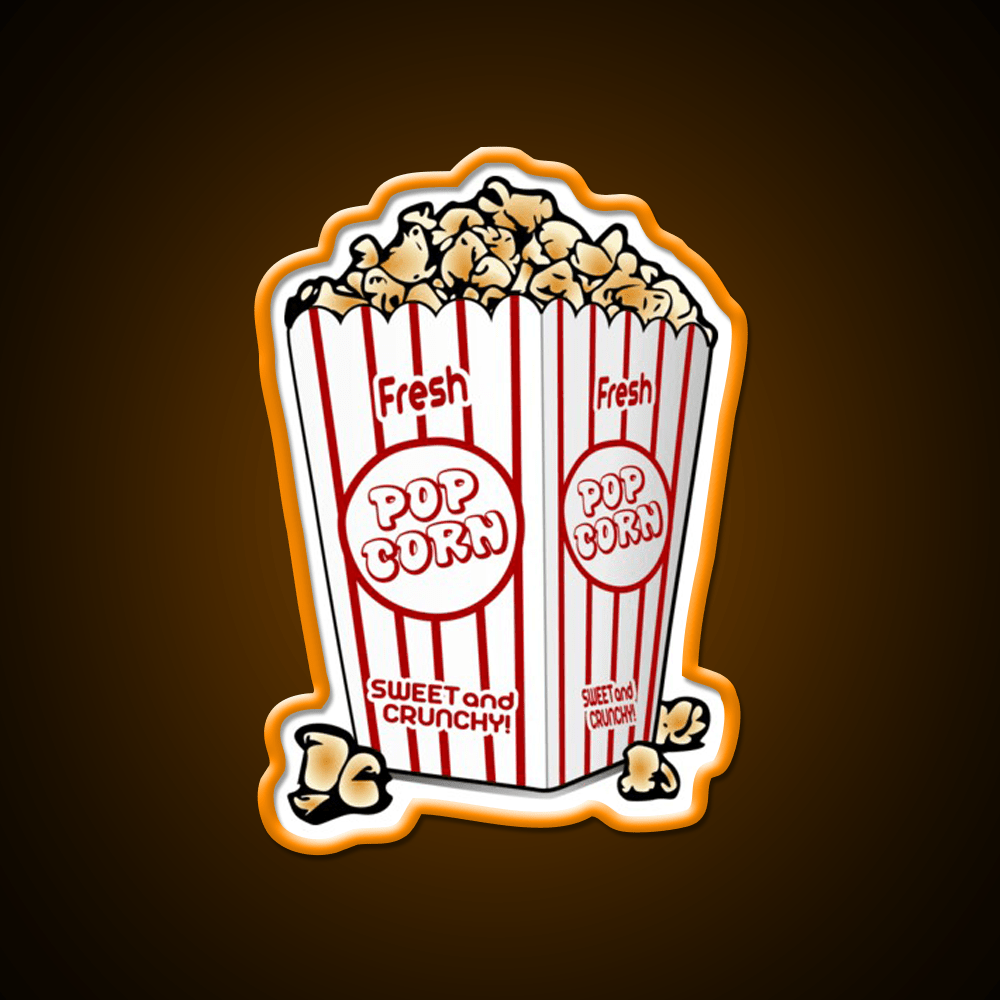 Popcorn Snack Food Led Neon Sign Rgb Color - Shineneon