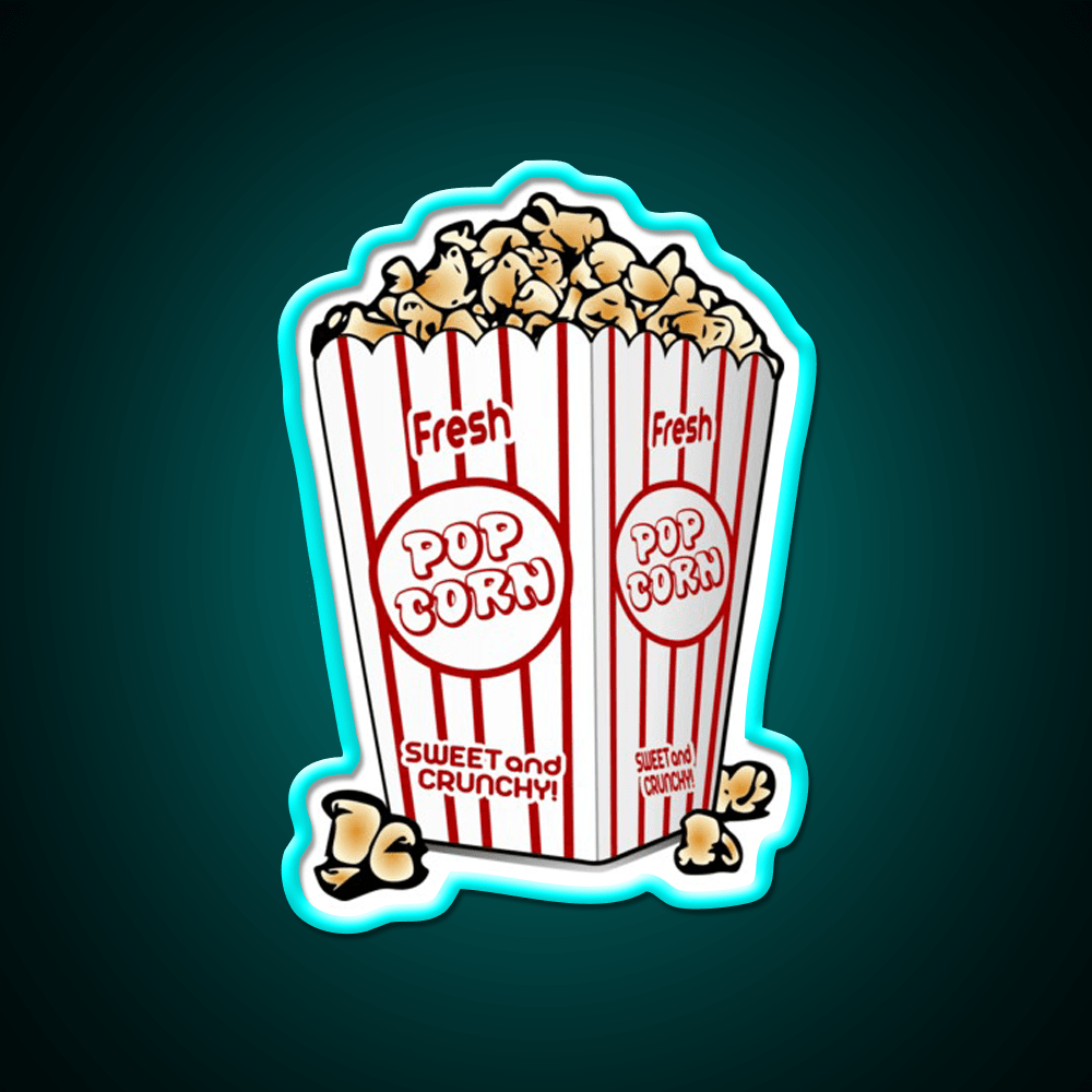 Popcorn Snack Food Led Neon Sign Rgb Color - Shineneon