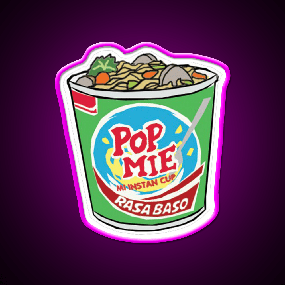 Popmie Snack Food Led Neon Sign Rgb Color - Shineneon