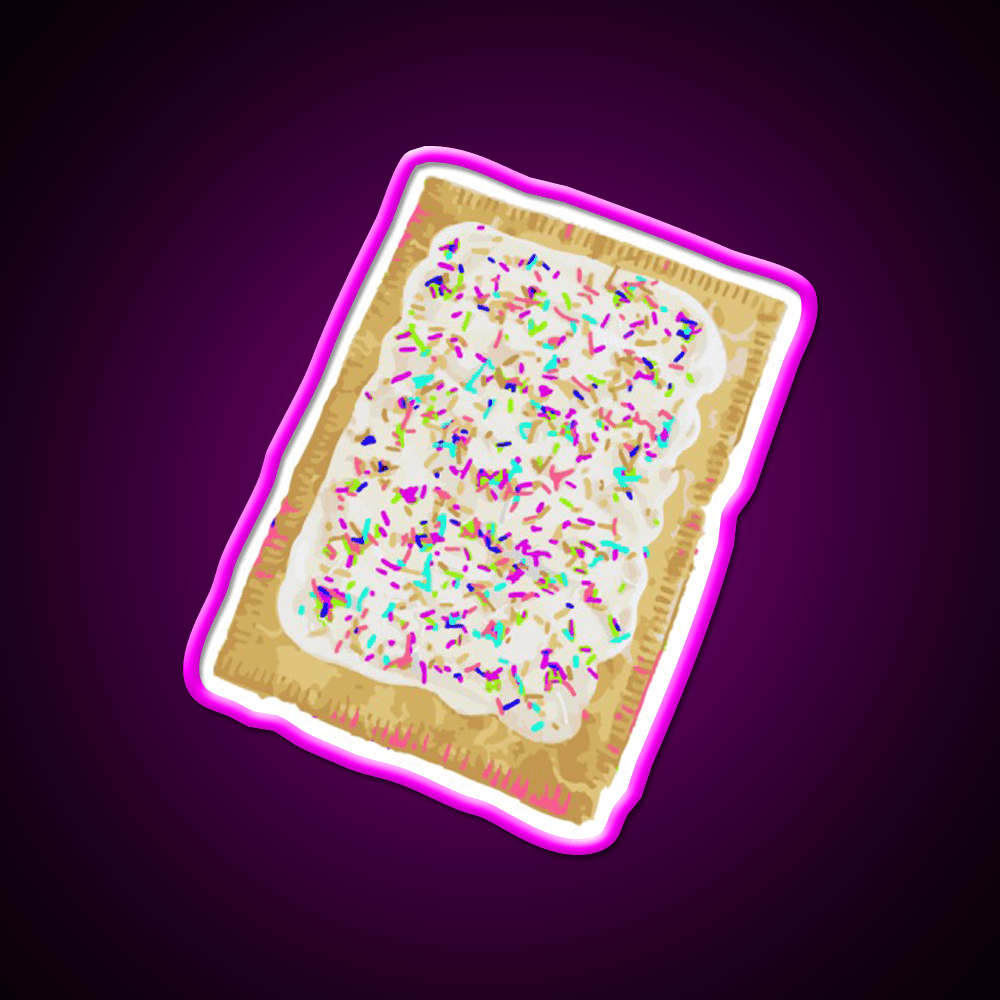 Poptart Snack Food Led Neon Sign Rgb Color - Shineneon