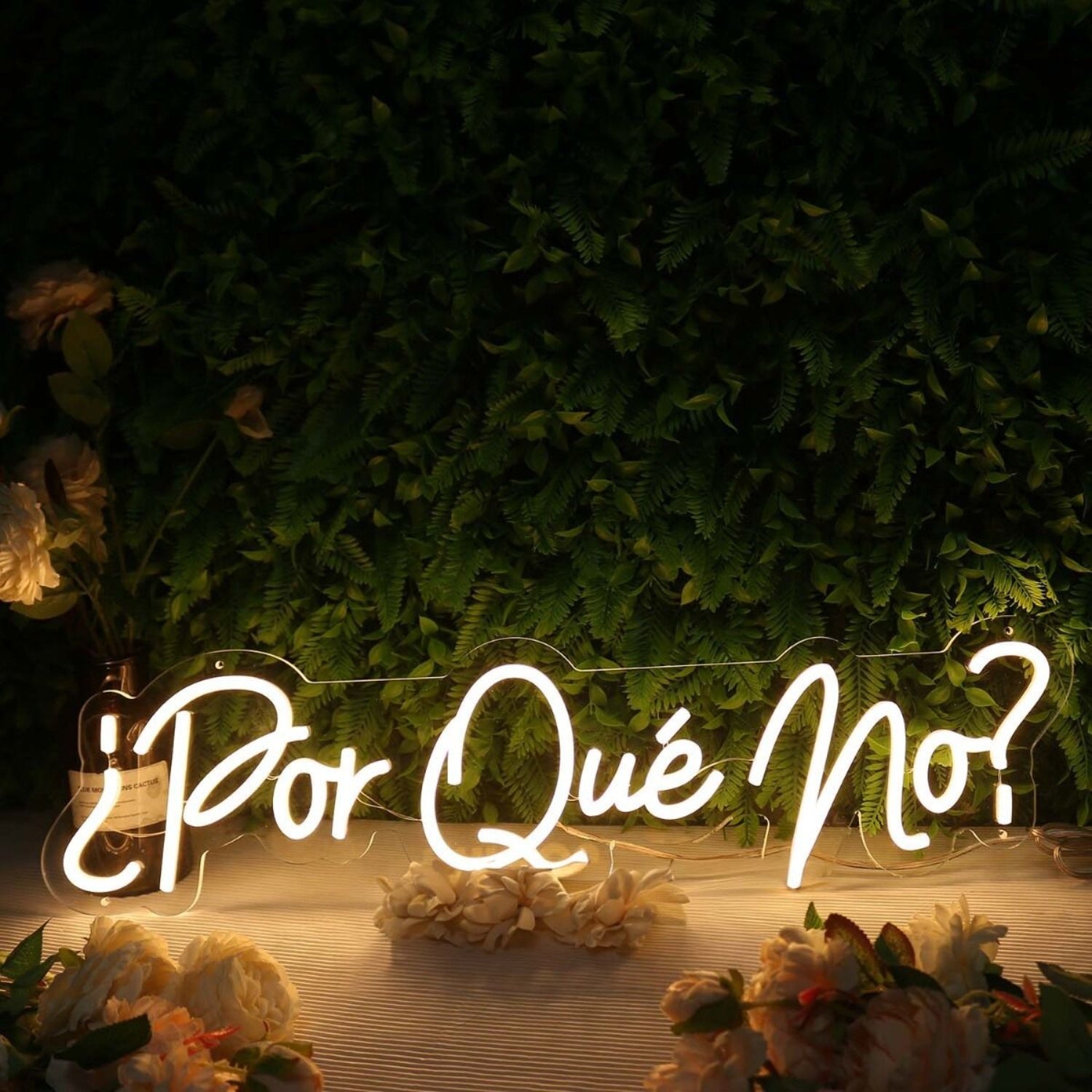 Por Que No Yellow Led Neon Sign - Shineneon