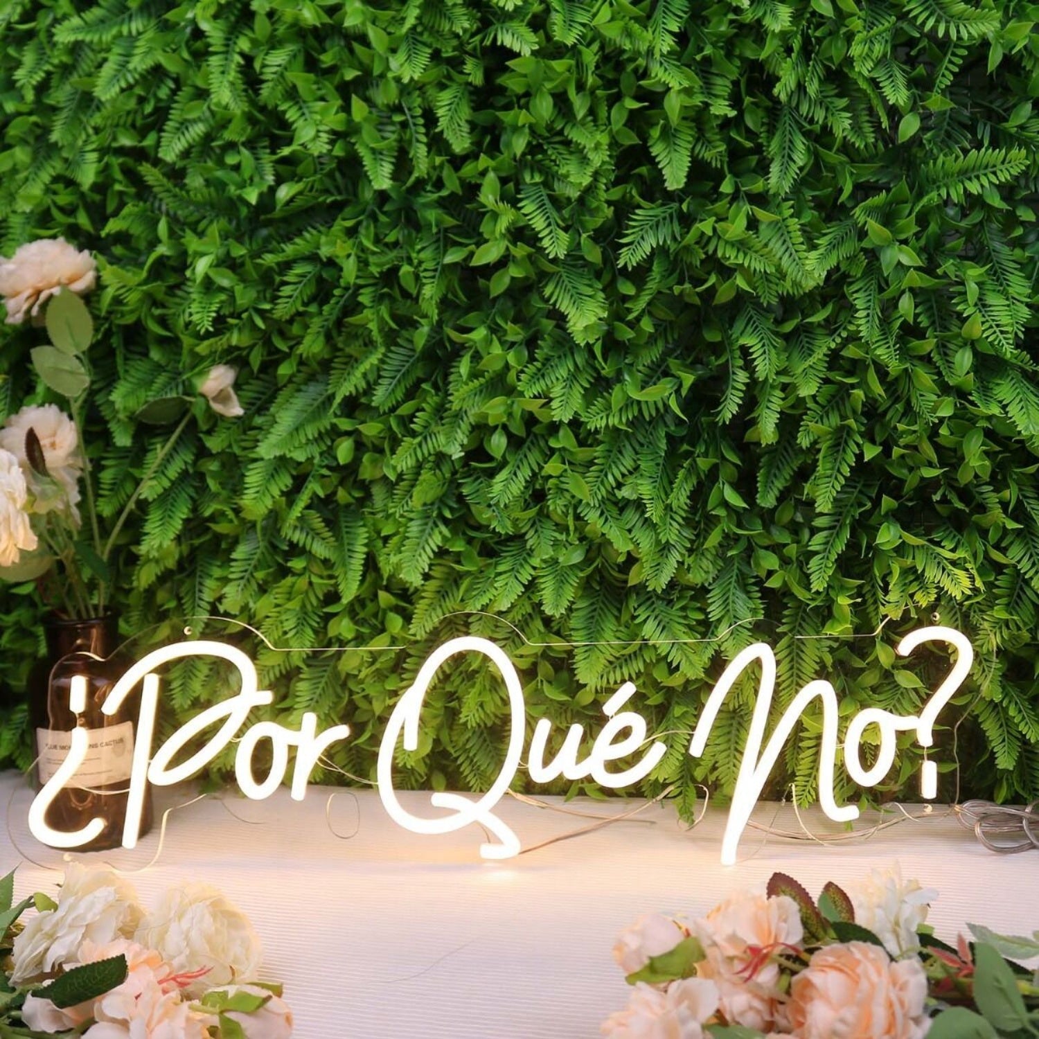 Por Que No Yellow Led Neon Sign - Shineneon
