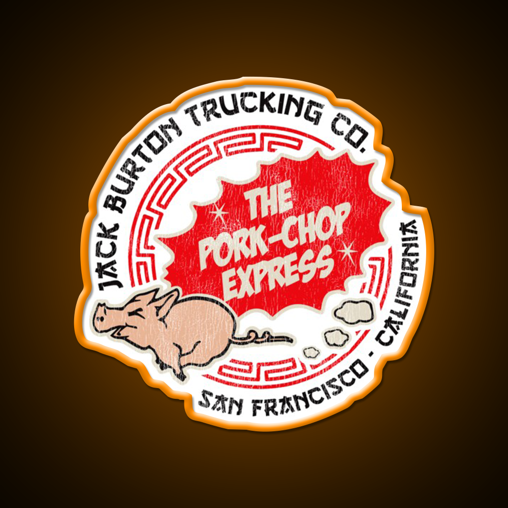 Pork Chop Express San Francisco Lts Worn Asian Cultural Led Neon Sign Rgb Color - LED neon sign view 6