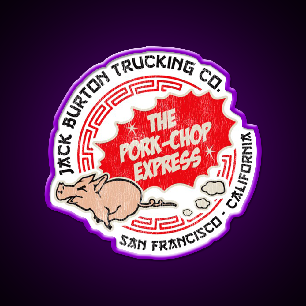 Pork Chop Express San Francisco Lts Worn Asian Cultural Led Neon Sign Rgb Color - LED neon sign view 9