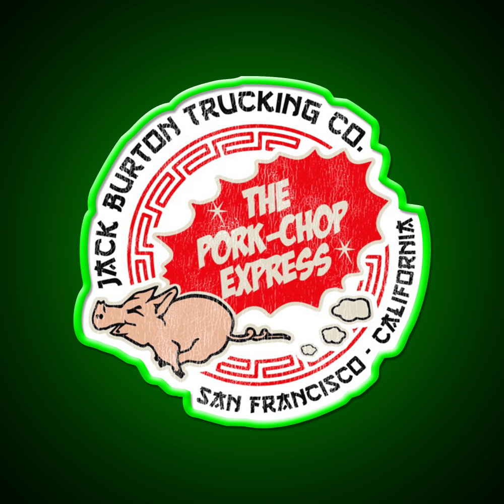 Pork Chop Express San Francisco Lts Worn Asian Cultural Led Neon Sign Rgb Color - Shineneon