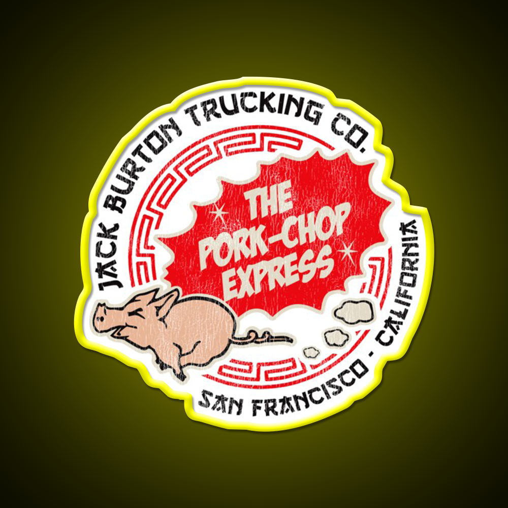 Pork Chop Express San Francisco Lts Worn Asian Cultural Led Neon Sign Rgb Color