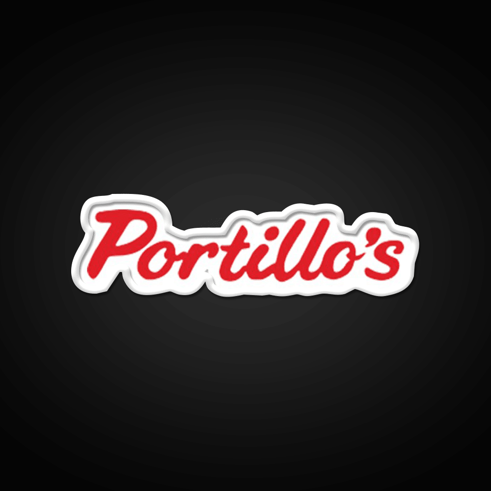 Portillos Fast Food Led Neon Sign For Burger Place Wall Art Rgb Color - Shineneon