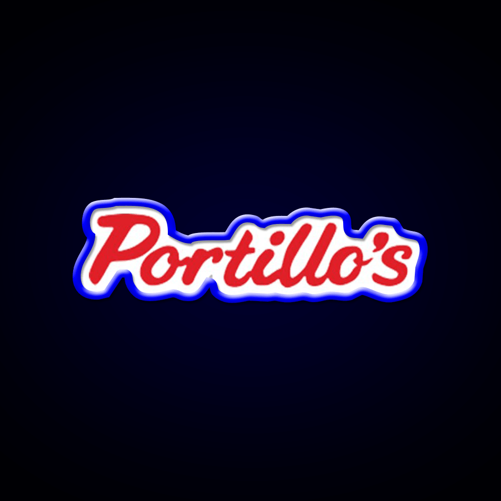 Portillos Fast Food Led Neon Sign For Burger Place Wall Art Rgb Color - Shineneon