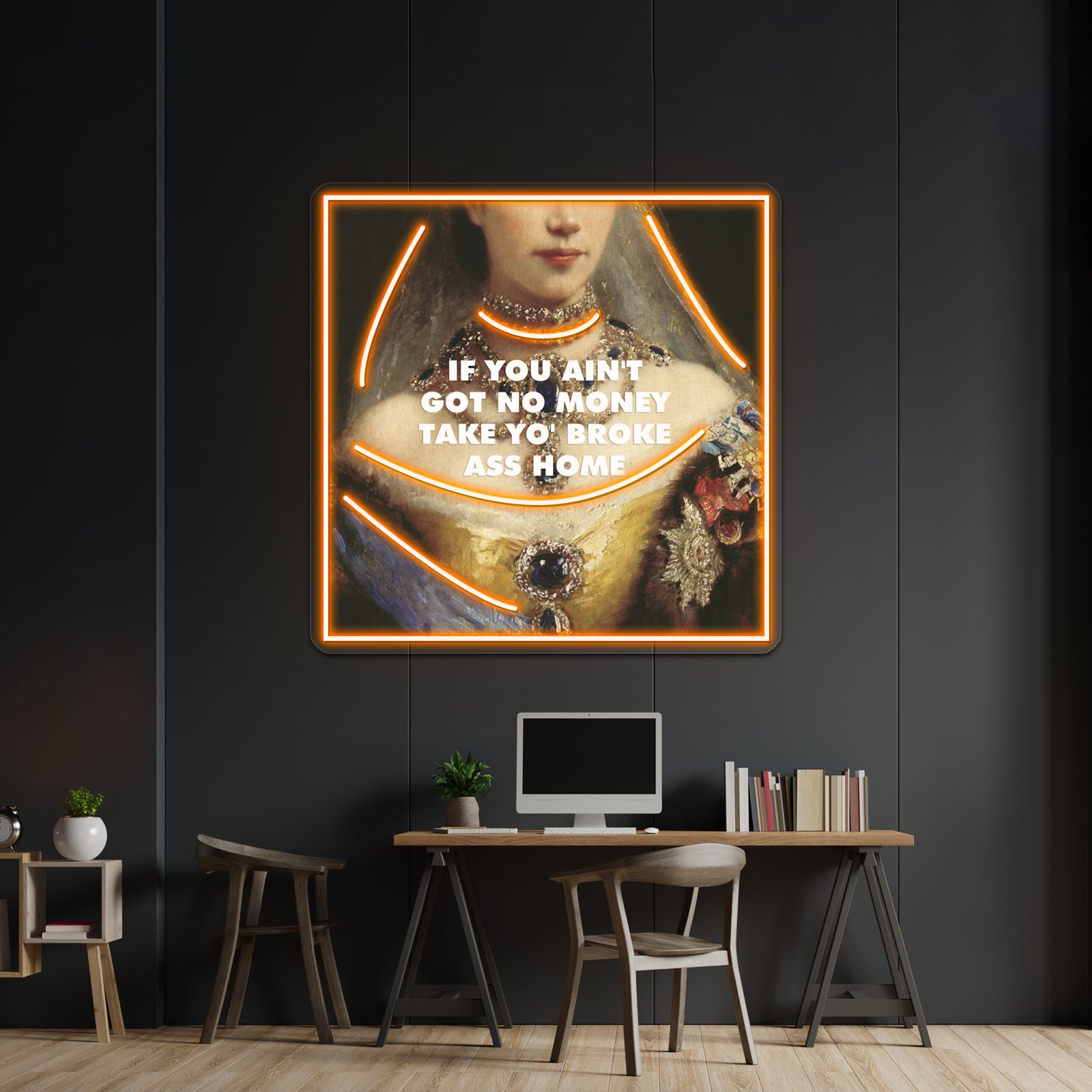 Portrait Of Fergie Artwork Led Signs For Bedroom | Shineneon