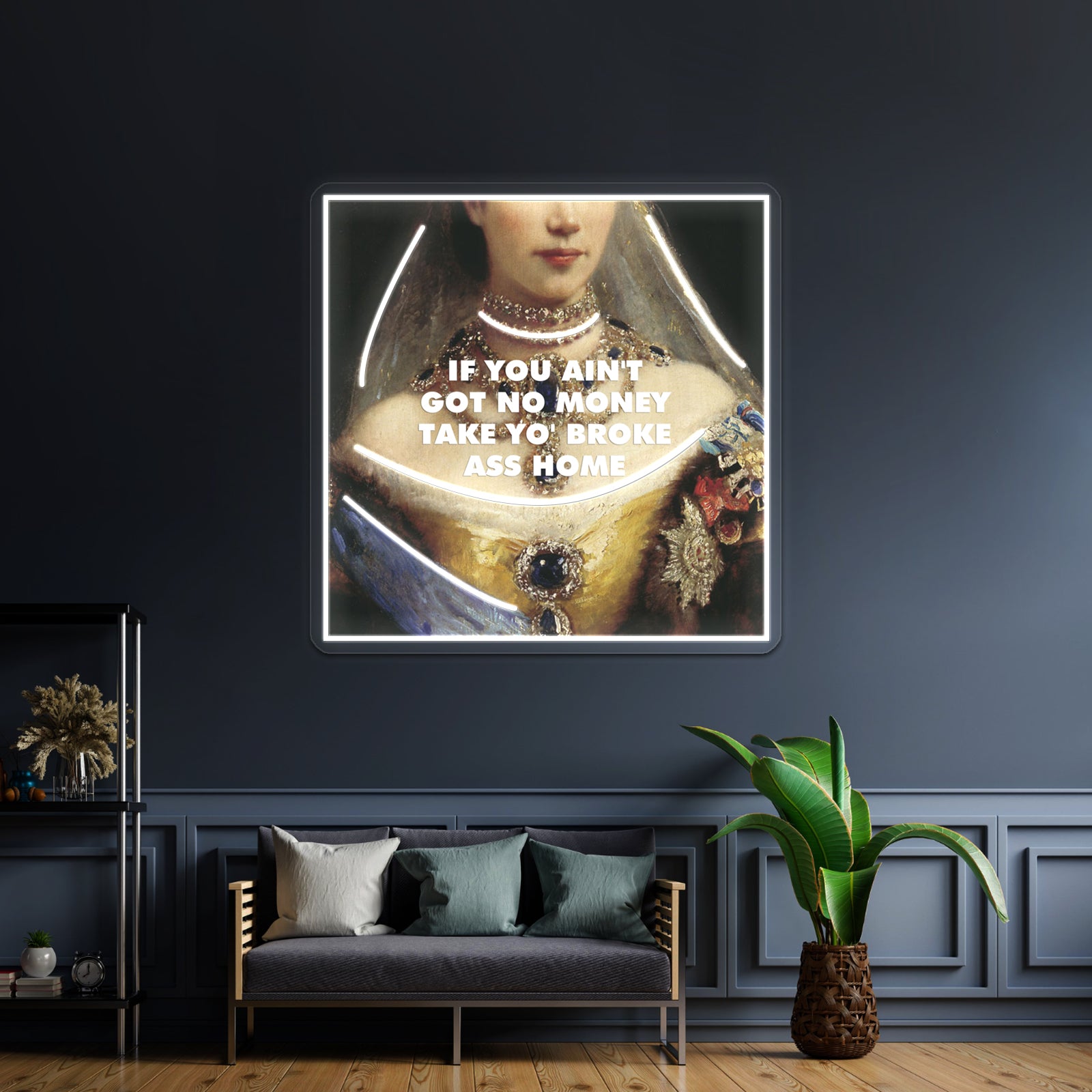 Portrait Of Fergie Artwork Led Signs For Bedroom | Shineneon