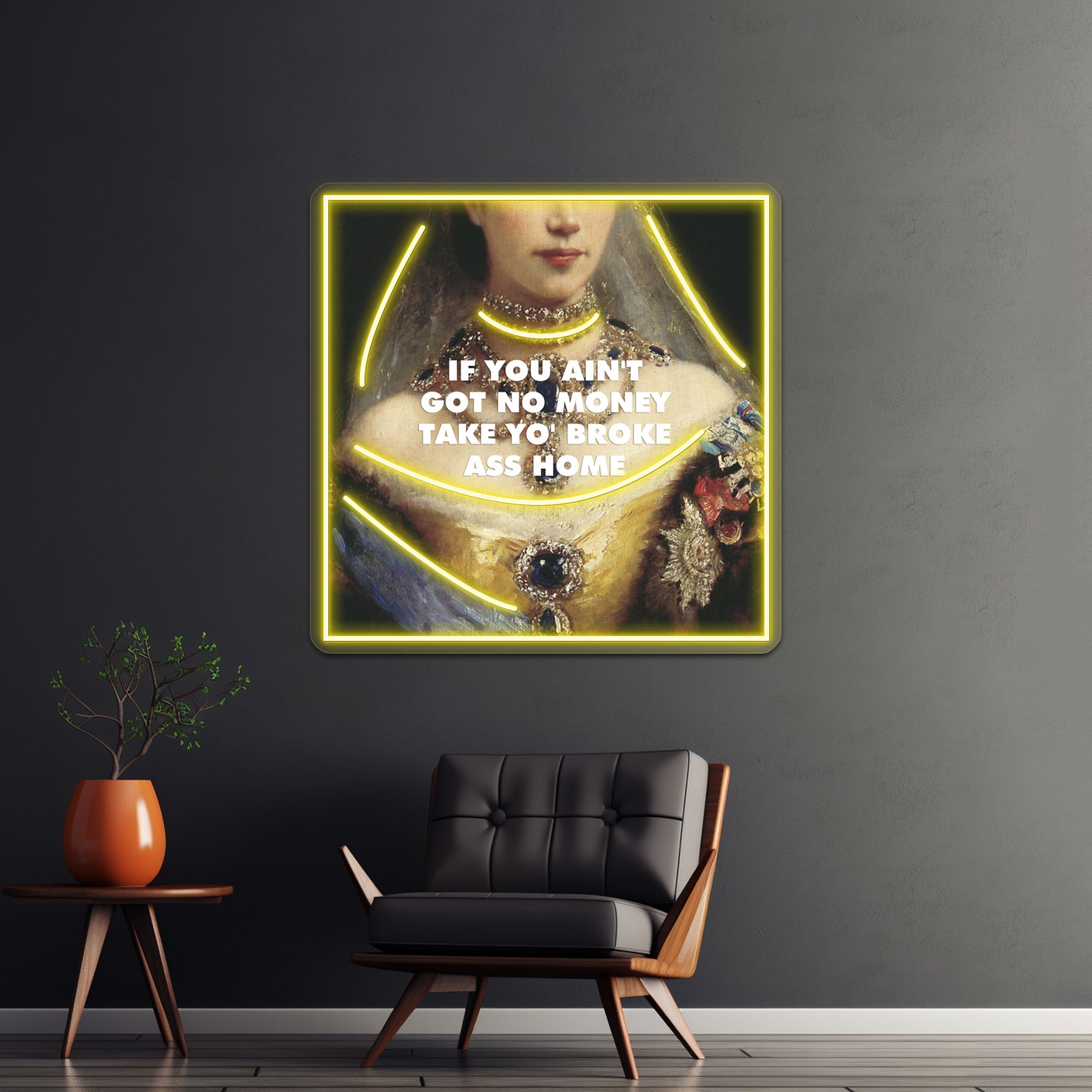 Portrait Of Fergie Artwork Led Signs For Bedroom | Shineneon