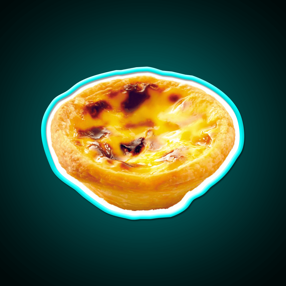 Portuguese Egg Tart Led Neon Sign Chinese Food Rgb Color - Shineneon