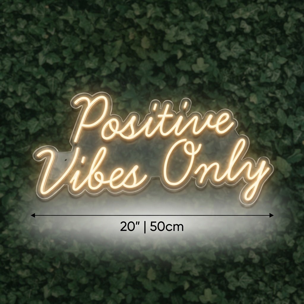 Positive Vibes Only LED Neon Sign Wall Neon Sign - Shineneon