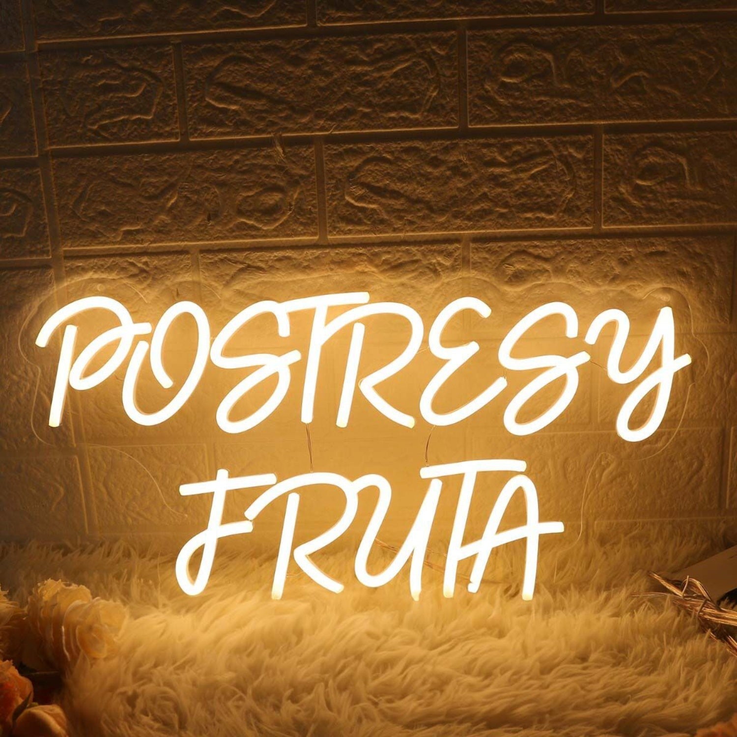Postresy Fruta Yellow Led Neon Sign - Shineneon
