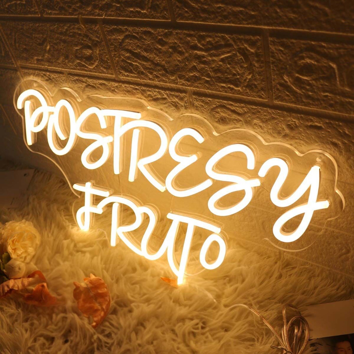 Postresy Fruta Yellow Led Neon Sign - Shineneon